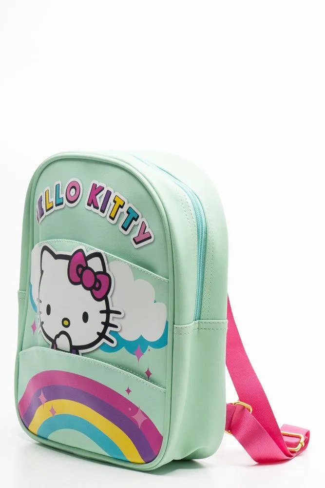 Hello Kitty Back Pack Bag Green