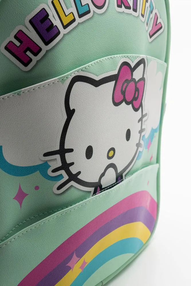 Hello Kitty Back Pack Bag Green