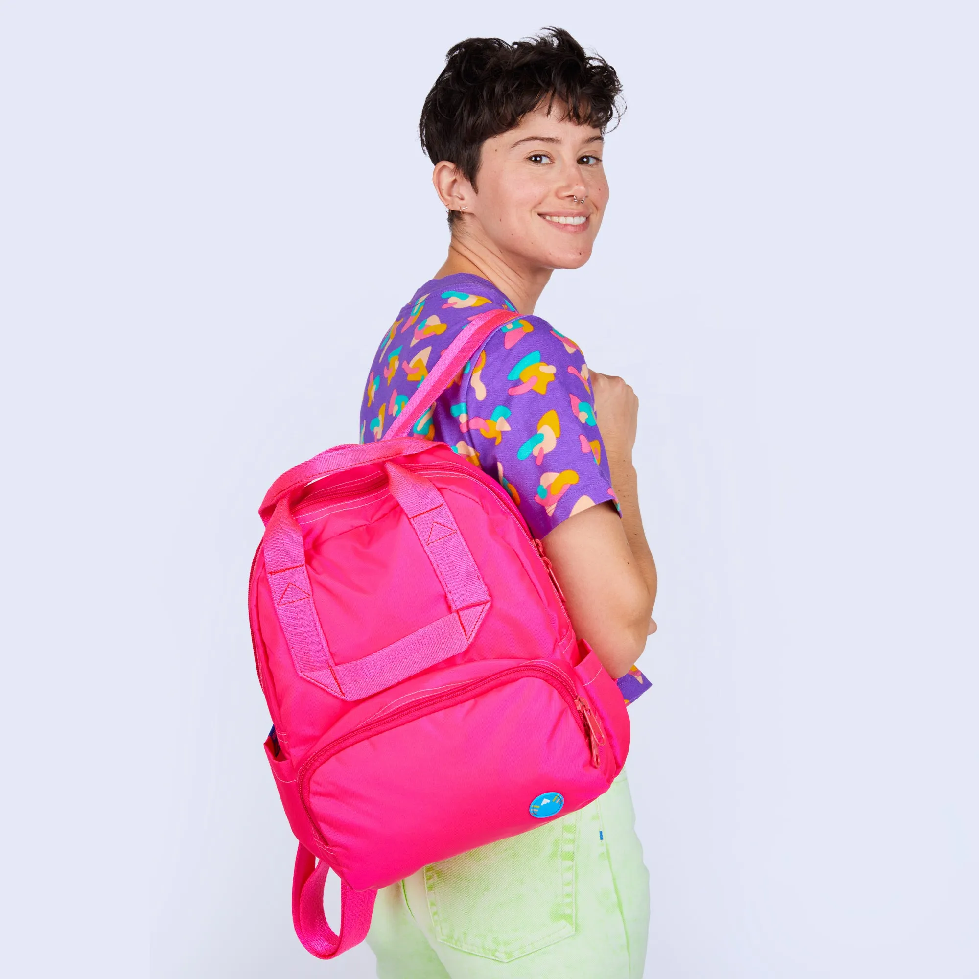 Hot Pink Mini Atlas Backpack