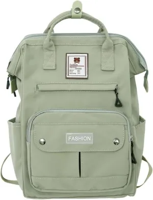 JHTPSLR Preppy Backpack Cute Vintage Backpack Solid Aesthetic Backpack Book Bags Large Waterproof Laptop Backpack Supplies (Sage Green)