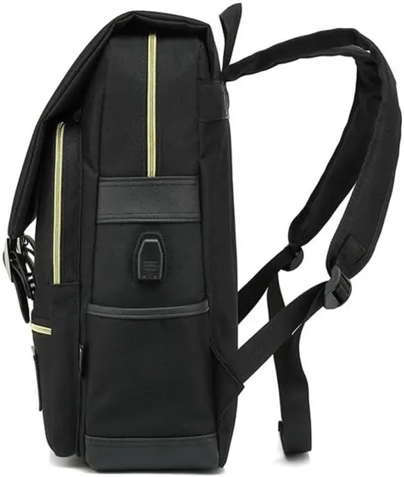 KOSTEN Backpack Women Canvas Backpacks Men Casual Fashion Travel Rucksacks for Laptop-Deep Blue