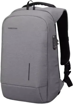 Laptop Bag Case High-grade Business Multifunctional Commuter Backpack 15.6 Inches Men And Women Shoulders Anti-theft Backpack Travel Large-capacity Bag Laptop Sleeve Case (Color : Light Gray)