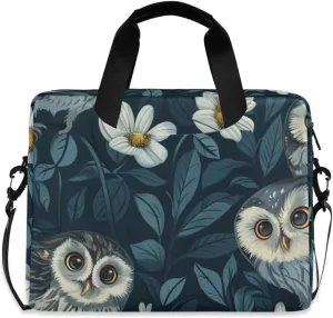 Laptop Bag Fits Up to 16 Inch Computer Probing Owls Laptop Briefcases for Men Women