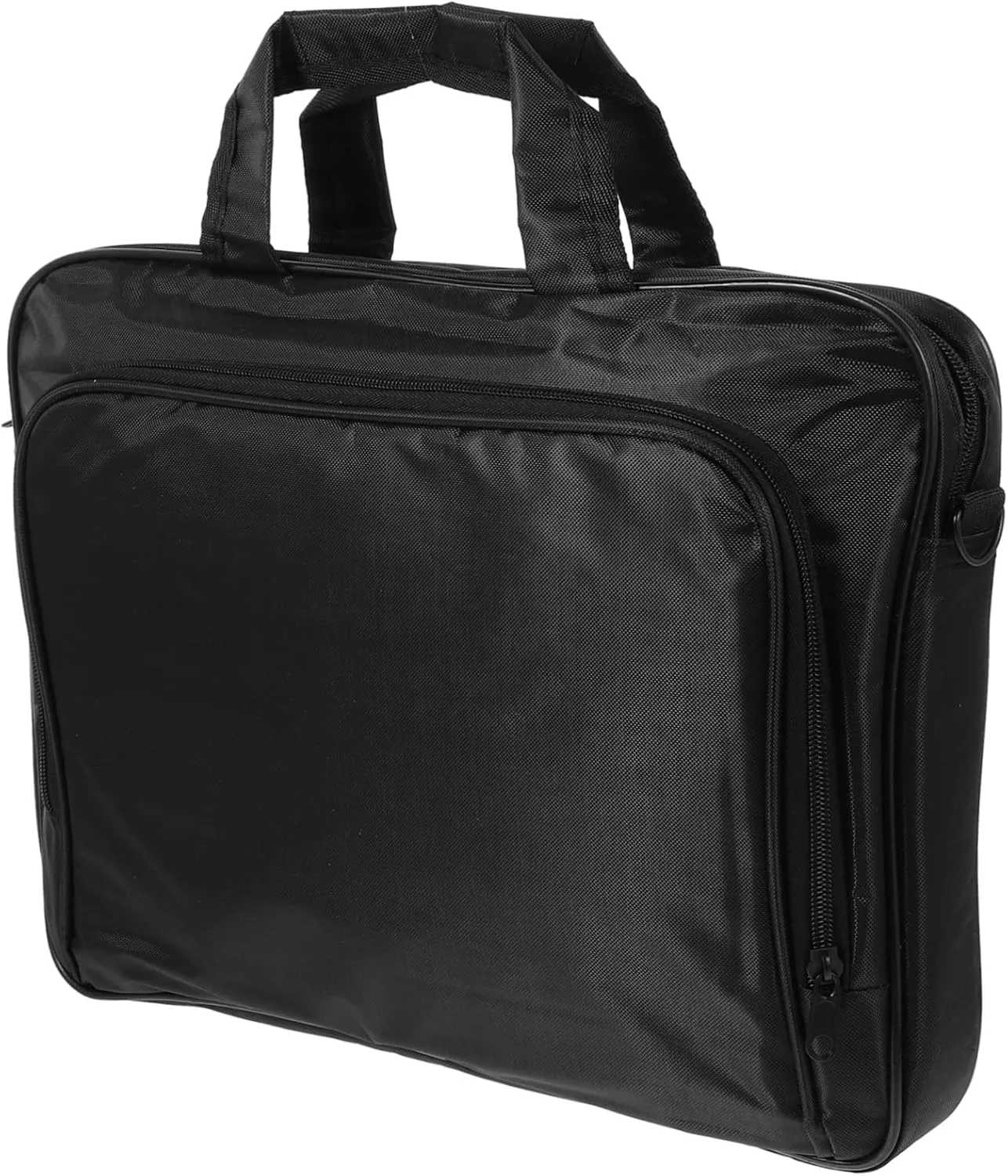 Laptop Bag for 14 Inch Notebook Men's Business Briefcase Water Resistant Laptop Tote Bag Padded Shoulder Straps Black