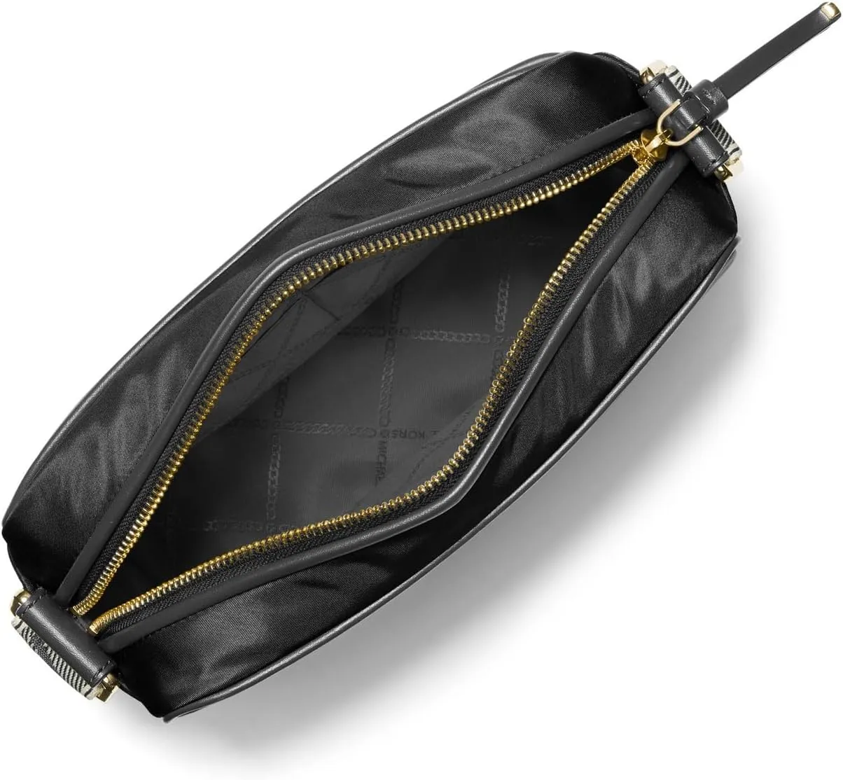 Large Jet Set East/West Shoulder Bag with Fabric Strap MICHAEL Michael Kors, Black