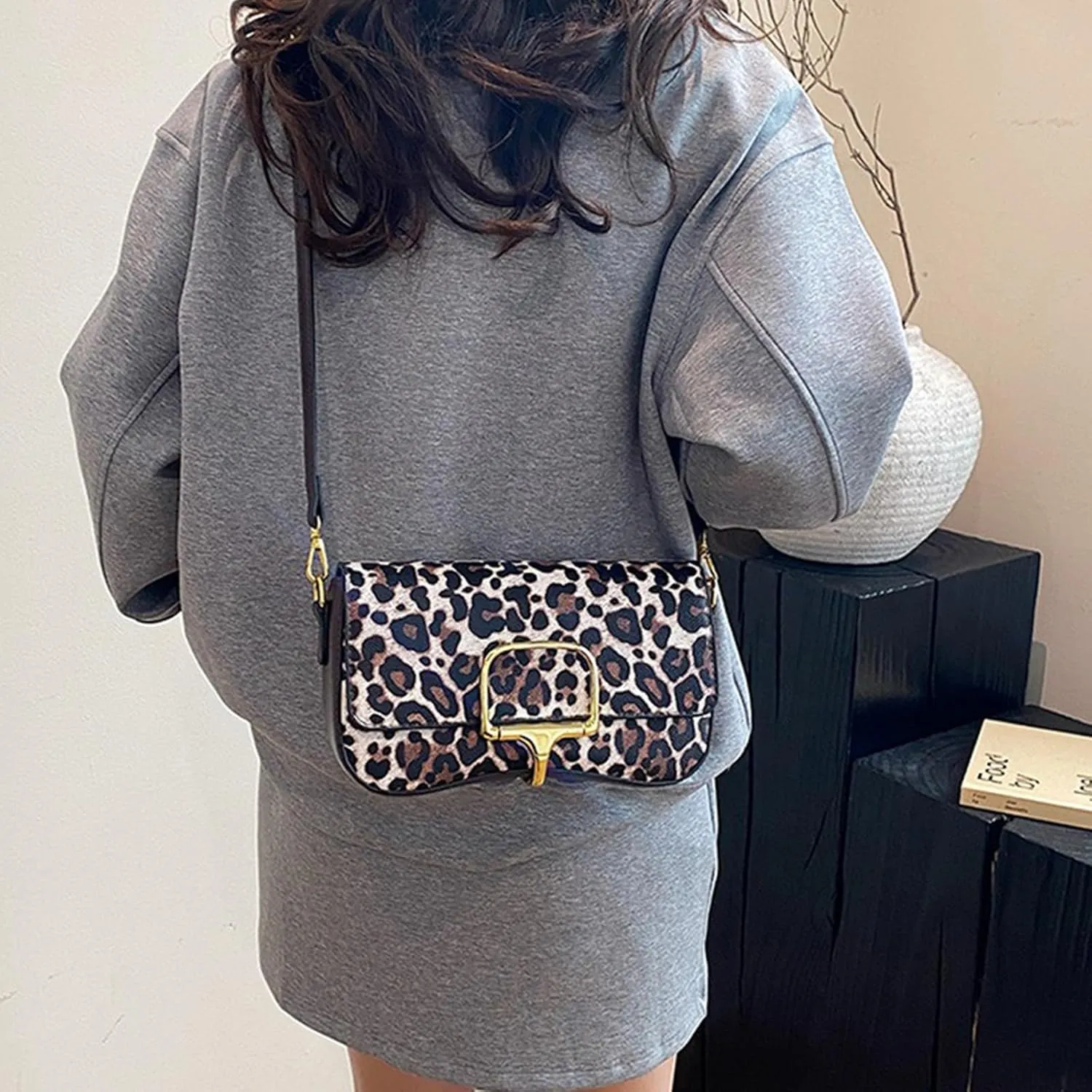 Leopard Purse Cheetah Print Shoulder Bag Adjustable Straps Wedding Evening Bag Wedding Evening Bag for Women