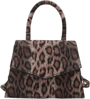 Leopard Purse Cheetah Print Shoulder Bag Fuzzy Hobo Purse with Adjustable Strap Y2K Aesthetic Underarm Bag