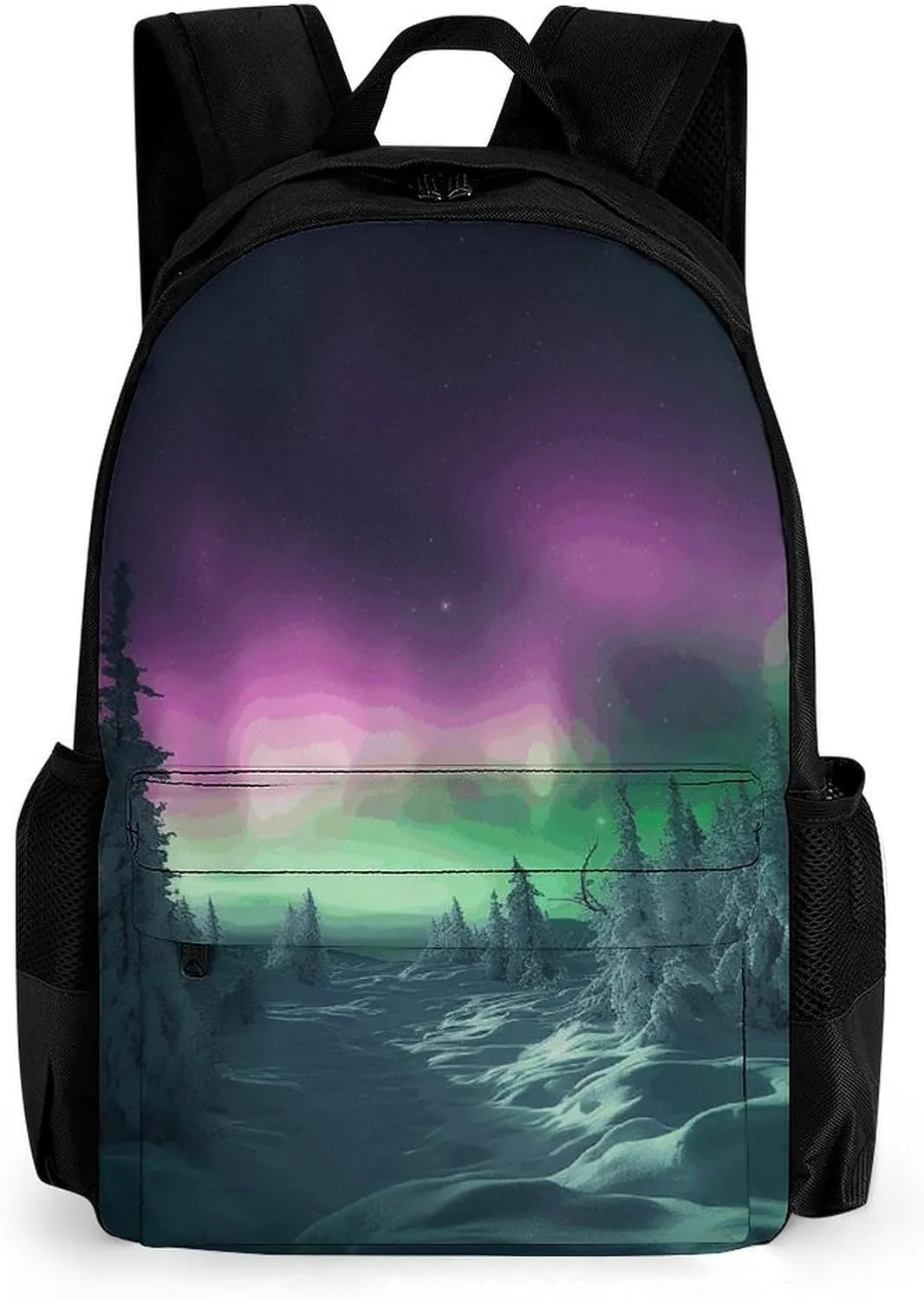 Lightweight Laptop Backpack for Women Men Travel Backpacks Aurora And Cloud Laptop Bag Casual Daypack