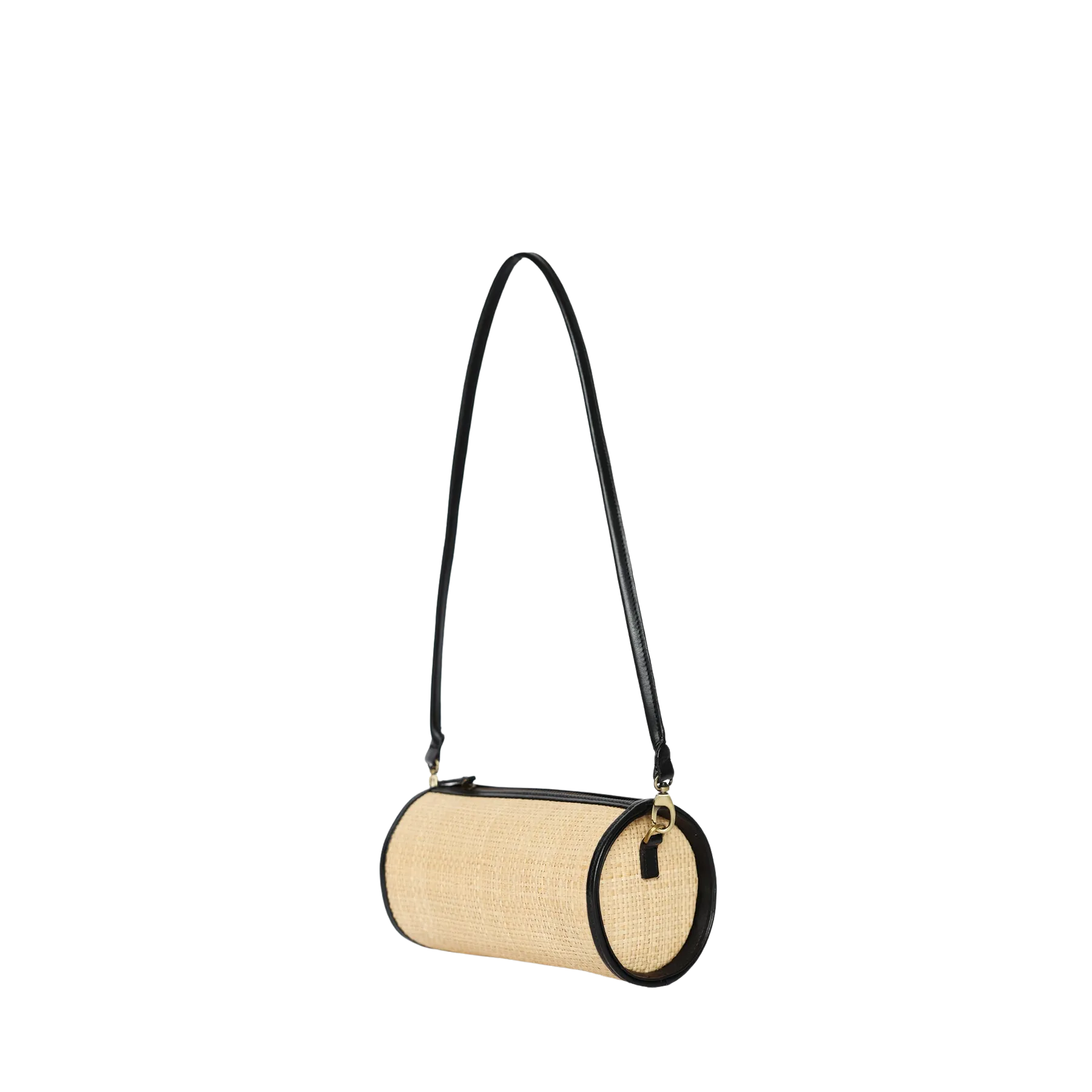 Lilou Handbag in Black Raffia