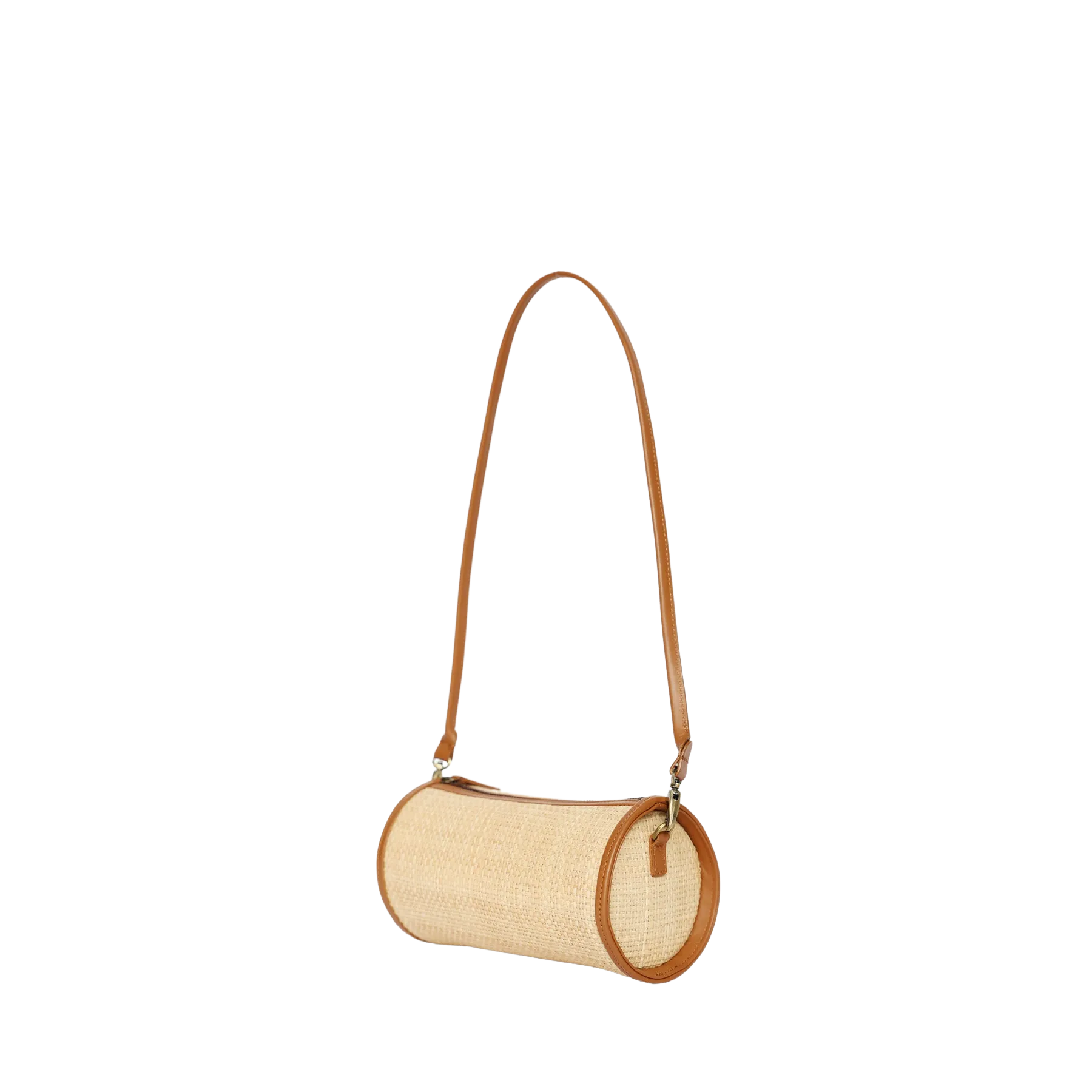 Lilou Handbag in Copper Raffia