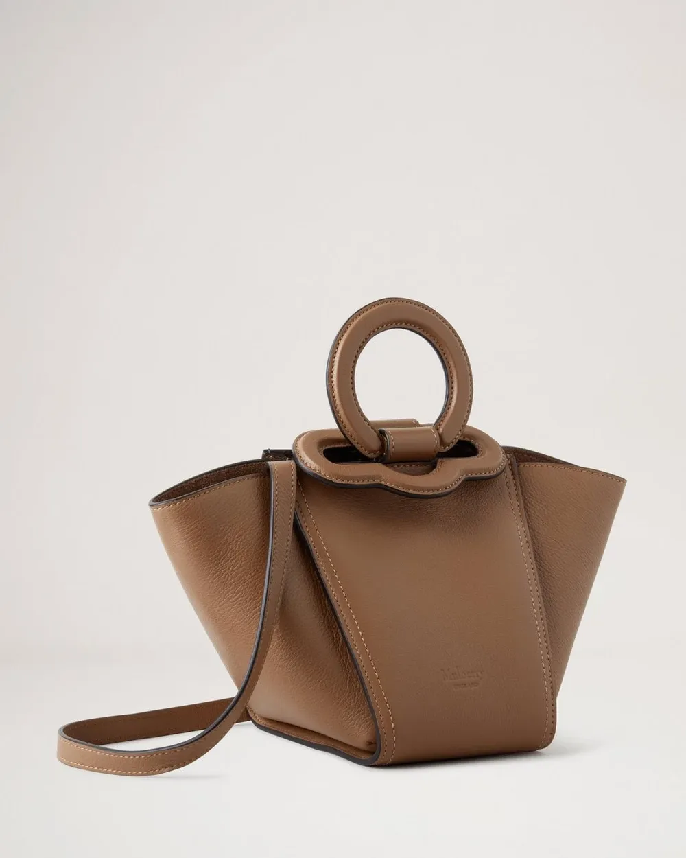 Mini Rider's Top Handle Silky Calf (Teak)