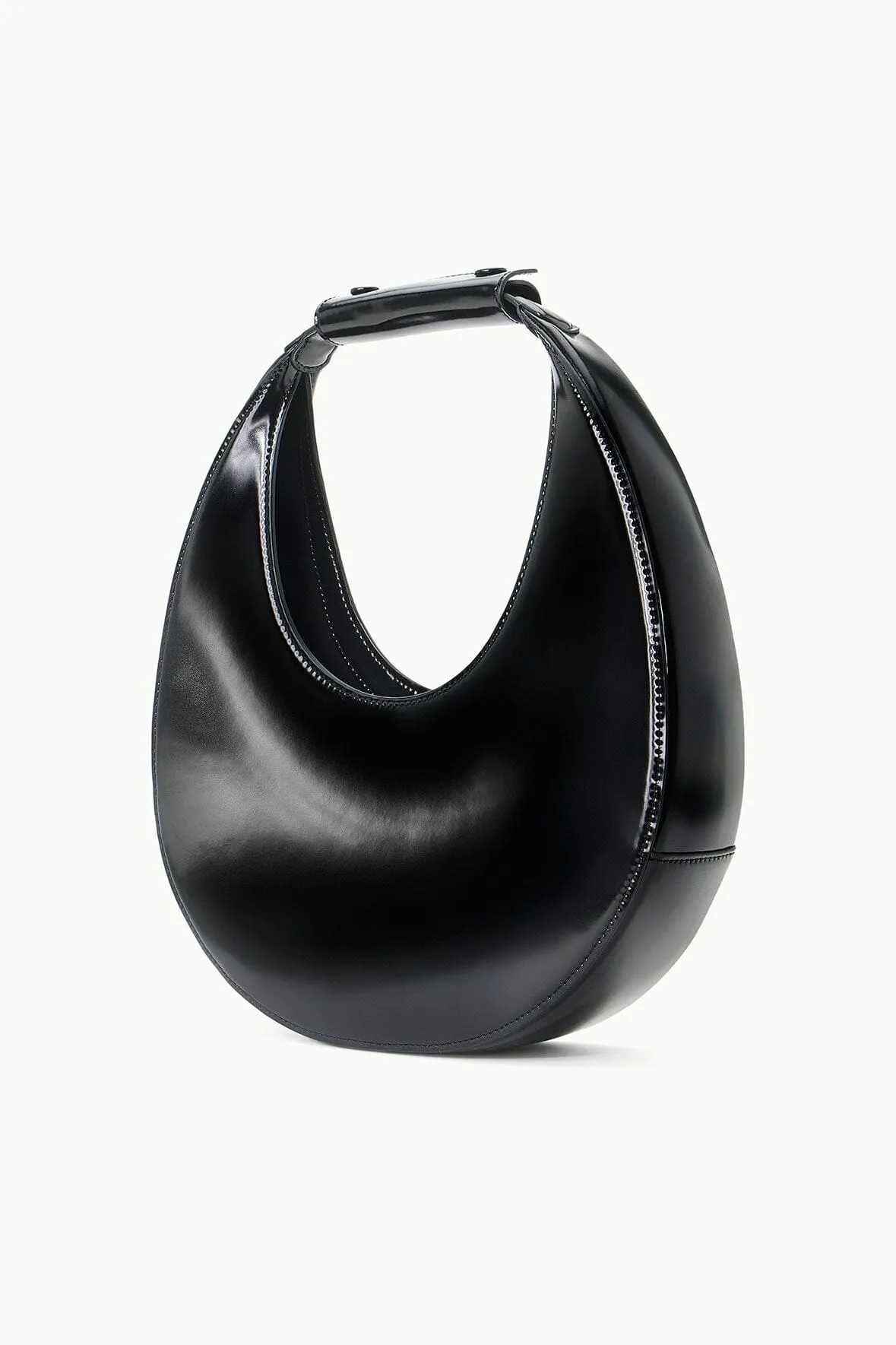 MOON BAG | BLACK POLISHED