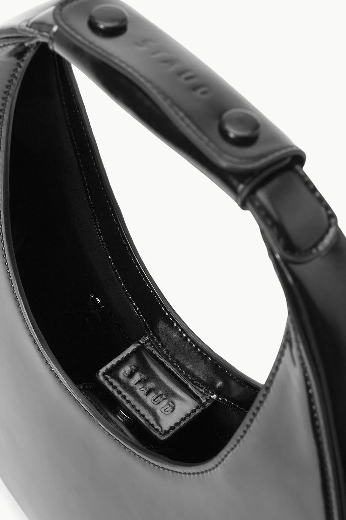 MOON BAG | BLACK POLISHED