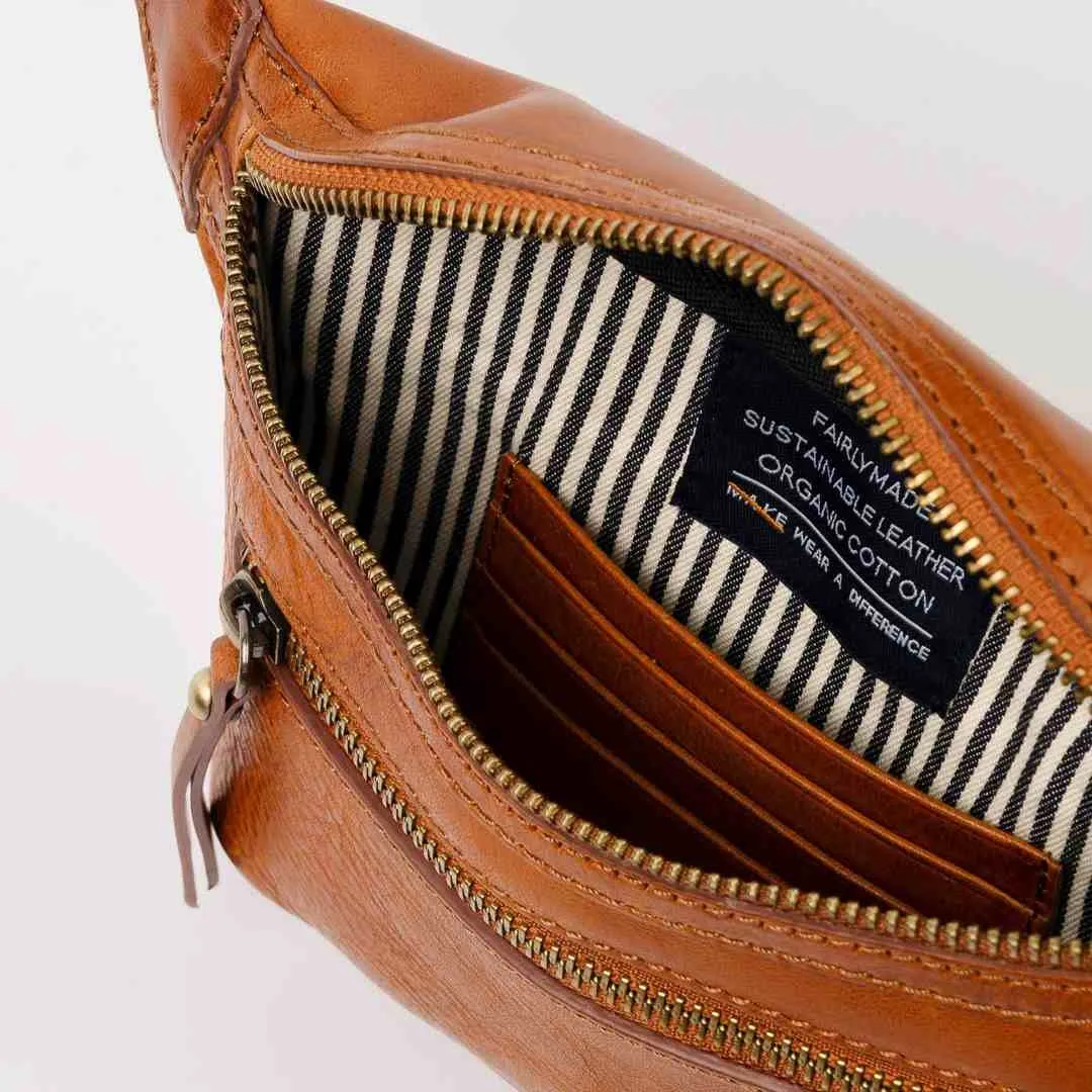 O MY BAG | Beck's Bum Bag - Cognac Stromboli Leather