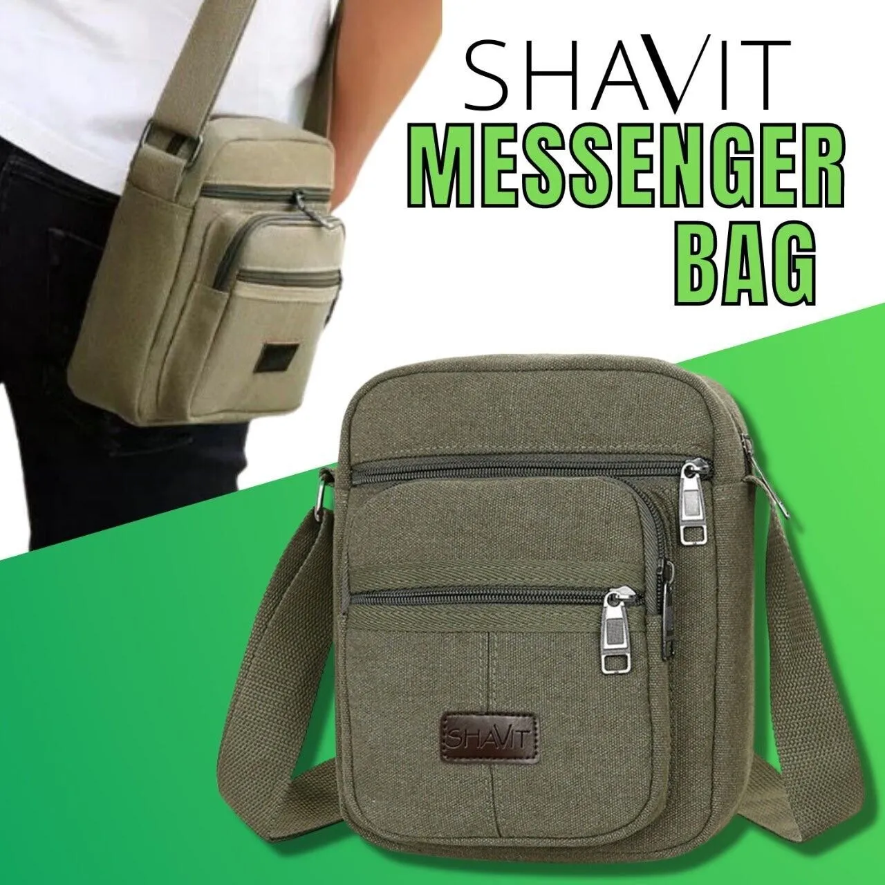 Oliver  Vintage Umhngetasche aus Canvas