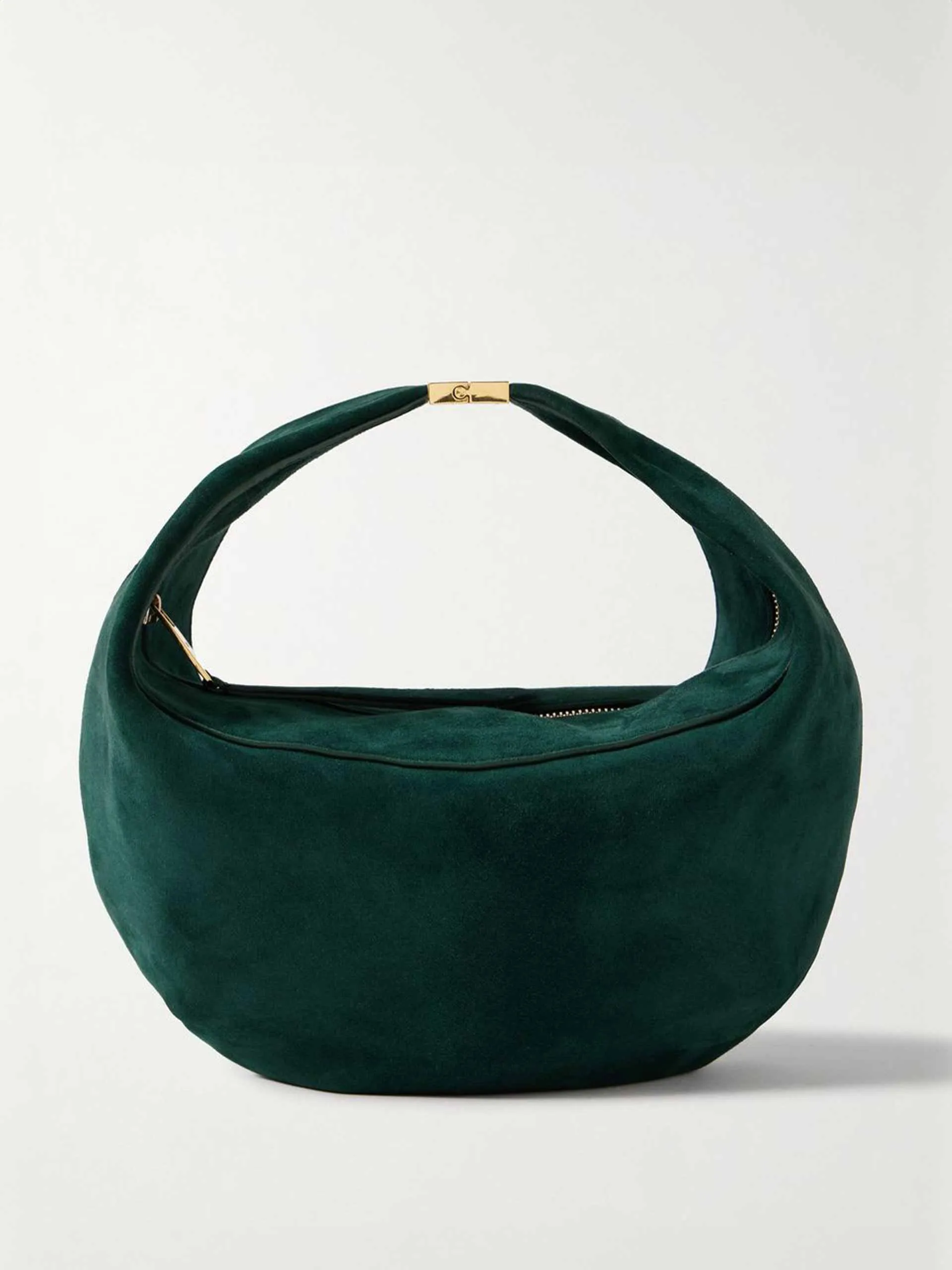 Olivia small suede tote