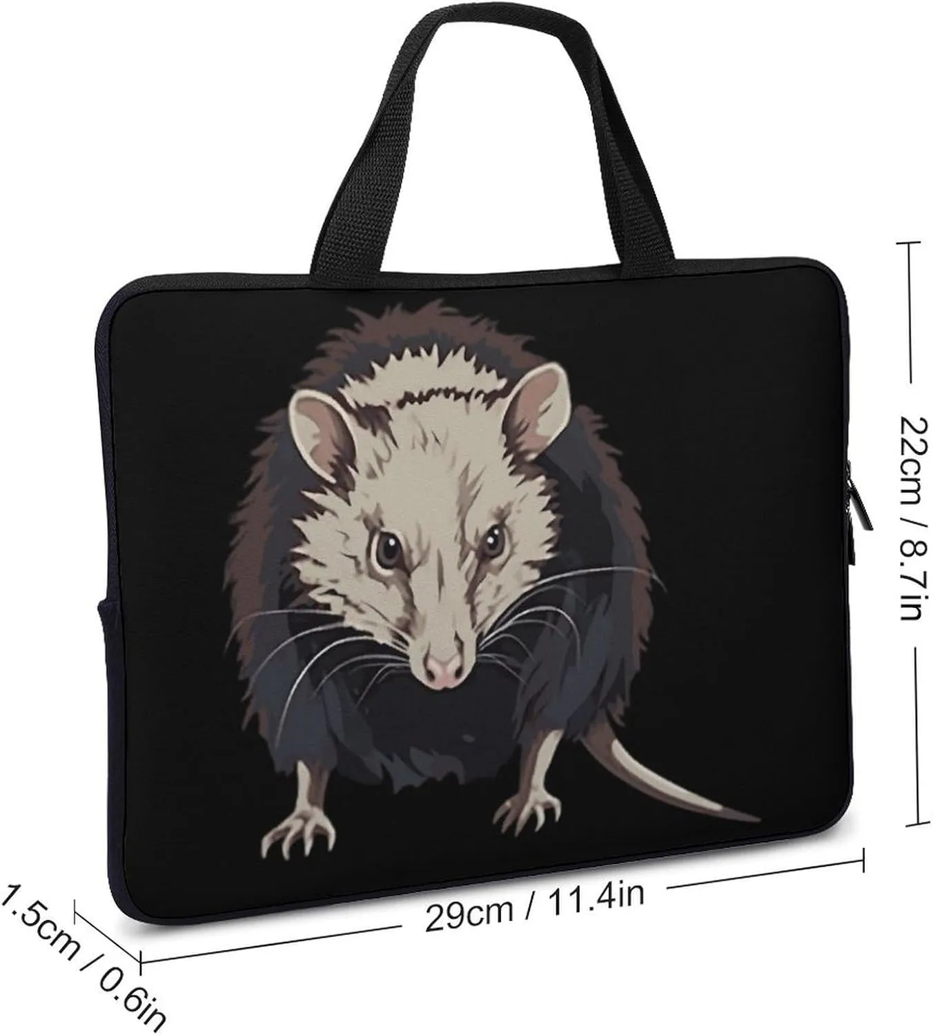 Opossum Laptop Bag Carrying Case Computer Protective Sleeve Case Briefcase for Men Women