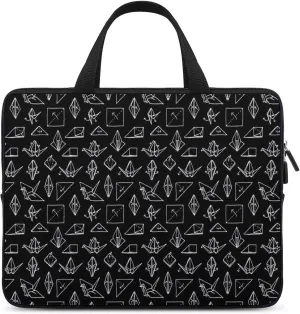 Origami Crane Paper Laptop Bag The Tote Bag Waterproof Business Briefcase Computer Carrying Case 15inch