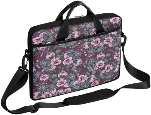 Red Parrot Bird Painted Laptop Shoulder Messenger Bag Waterproof Laptop Briefcase with Handle and Padded Strap Case Sleeve