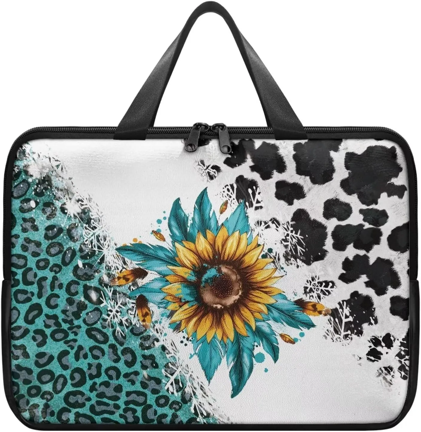 SEANATIVE Laptop Briefcases Portable Business Carrying Bag Computer Bags for Laptops Zipper Shoulder Bag Office Accessoires
