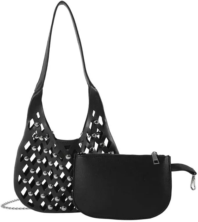 Shoulder Bag Tote bag Purse Hobo Handbag Crescent Bags Y2k Hobo Purses, Fashion Underarm Bag Top-Handle Bags for Women