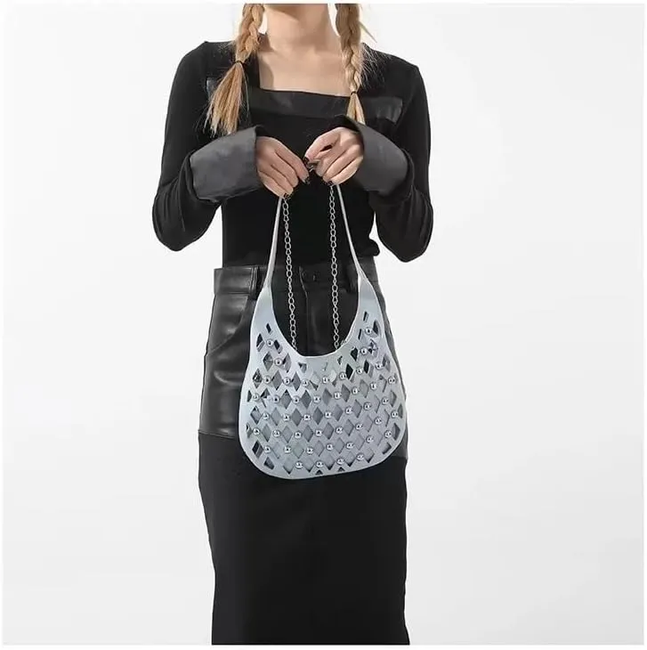 Shoulder Bag Tote bag Purse Hobo Handbag Crescent Bags Y2k Hobo Purses, Fashion Underarm Bag Top-Handle Bags for Women