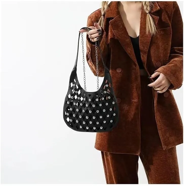 Shoulder Bag Tote bag Purse Hobo Handbag Crescent Bags Y2k Hobo Purses, Fashion Underarm Bag Top-Handle Bags for Women