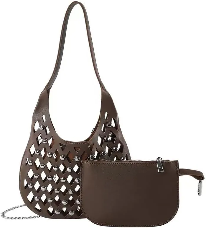 Shoulder Bag Tote bag Purse Hobo Handbag Crescent Bags Y2k Hobo Purses, Fashion Underarm Bag Top-Handle Bags for Women