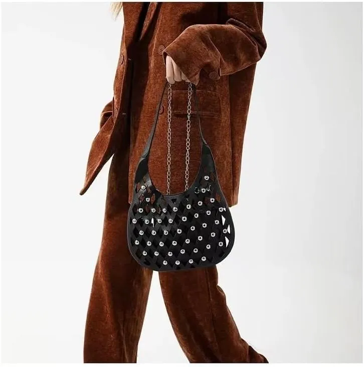 Shoulder Bag Tote bag Purse Hobo Handbag Crescent Bags Y2k Hobo Purses, Fashion Underarm Bag Top-Handle Bags for Women