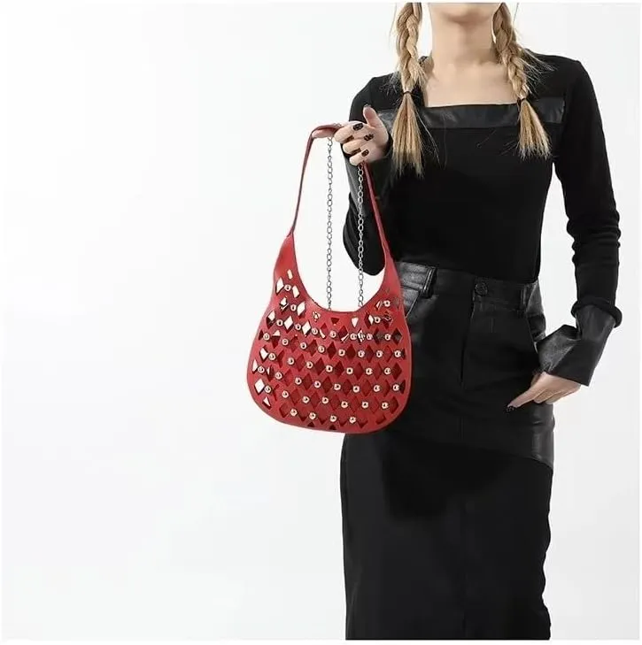 Shoulder Bag Tote bag Purse Hobo Handbag Crescent Bags Y2k Hobo Purses, Fashion Underarm Bag Top-Handle Bags for Women
