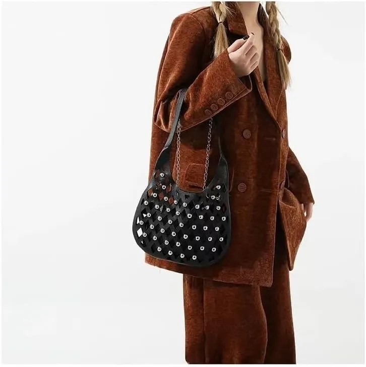 Shoulder Bag Tote bag Purse Hobo Handbag Crescent Bags Y2k Hobo Purses, Fashion Underarm Bag Top-Handle Bags for Women