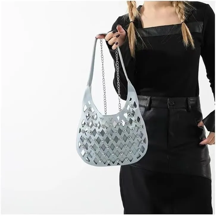 Shoulder Bag Tote bag Purse Hobo Handbag Crescent Bags Y2k Hobo Purses, Fashion Underarm Bag Top-Handle Bags for Women