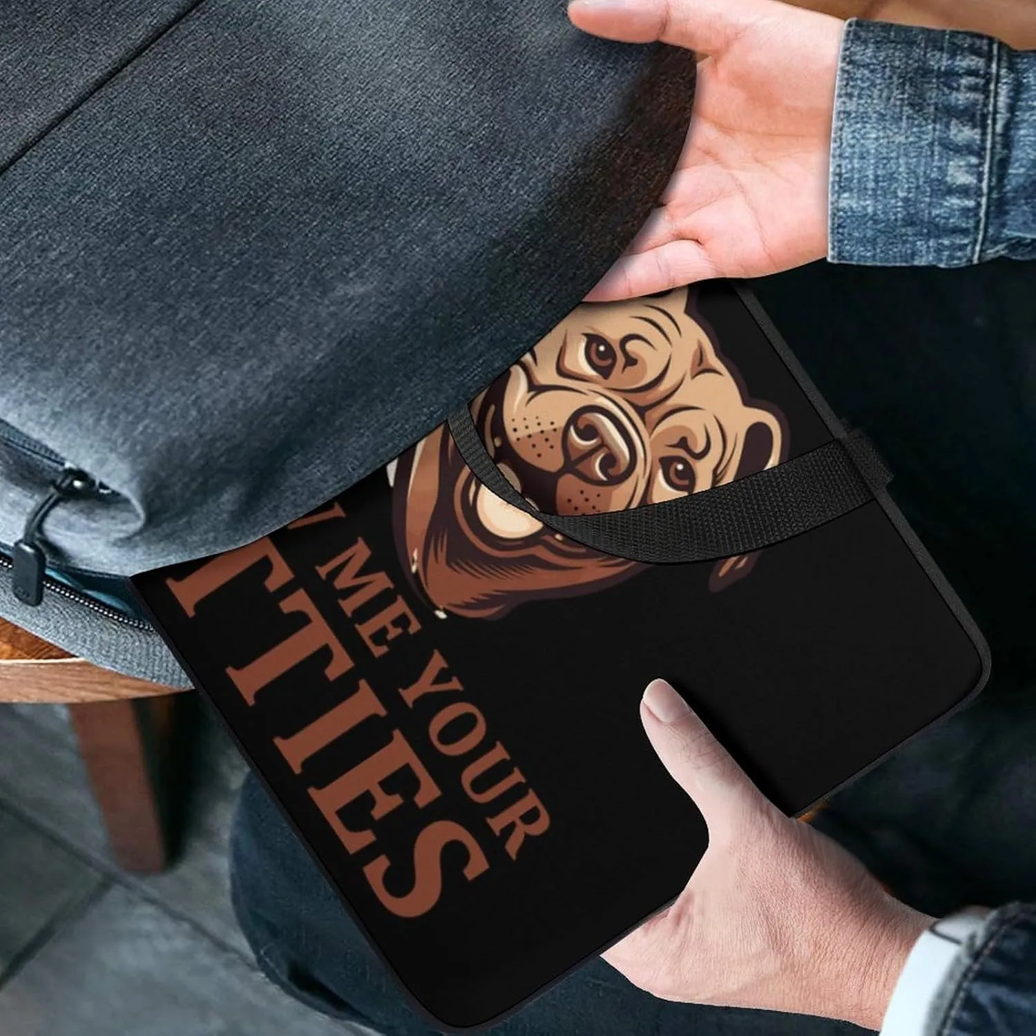 Show Me Your Pittie's Laptop Bag Carrying Case Computer Protective Sleeve Case Briefcase for Men Women