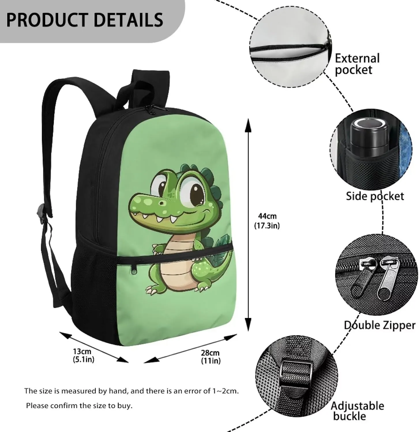 Showudesigns Dinosaur School Bags for Boys 4-6 7-10 Elementary School Backpack Cute Bookbag Rucksacks for Kindergarten Preschool Kids Child Schoolbags Back to School Supplies