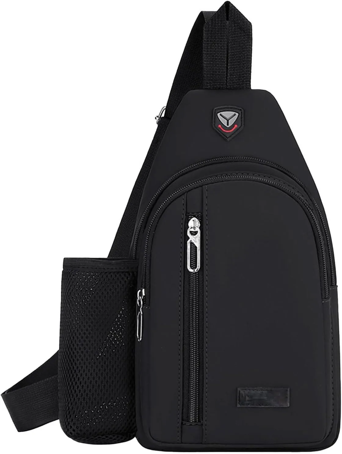 Small Bag With Water Bottle Holder For Woman And Man Travel Duffel Bag (Black, One Size)
