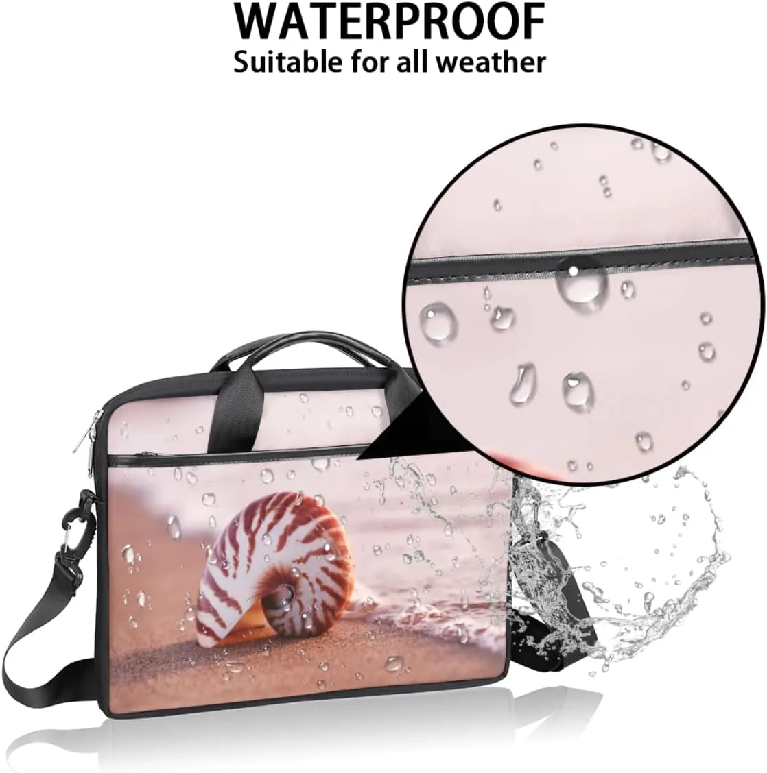 Sport Fire Basketball Laptop Shoulder Messenger Bag Waterproof Laptop Briefcase with Handle and Padded Strap Case Sleeve