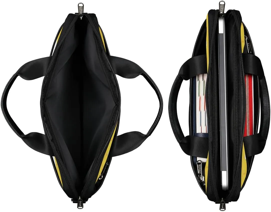 Spring Flowers Laptop Shoulder Messenger Bag Waterproof Laptop Briefcase with Handle and Padded Strap Case Sleeve