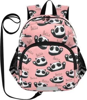 Toddler Backpack for Girls Boys Cute Pandas Kids Small Backpacks Mini School Backpack Book Bags Kindergarten Bag, 3-6 Years