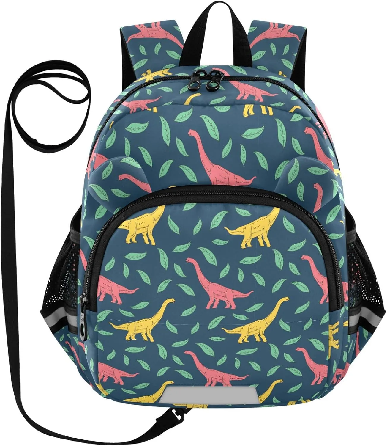 Toddler Backpack for Girls Boys Dinosaur Leaves Kids Small Backpacks Mini Preschool Kindergarten Backpack Book Bags, 3-6 Years