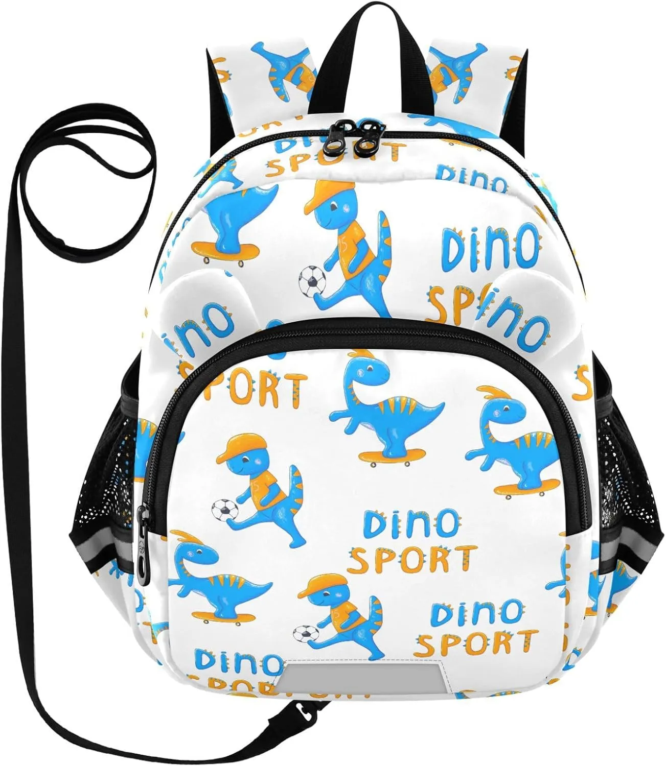 Toddler Backpack for Girls Boys Dinosaur White Kids Small Backpacks Mini Preschool Kindergarten Backpack Book Bags, 3-6 Years