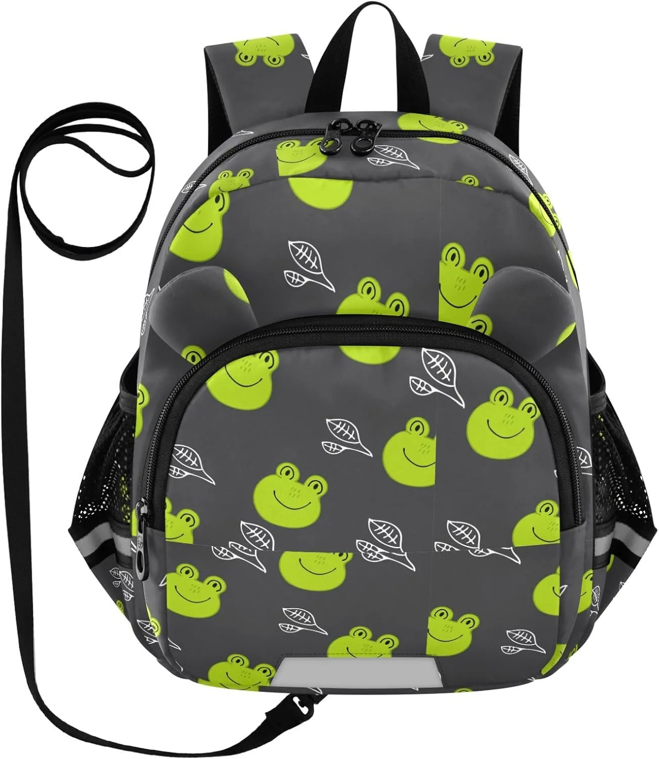 Toddler Backpack for Girls Boys Frog Leaf Kids Small Backpacks Mini School Backpack Book Bags Kindergarten Bag, 3-6 Years