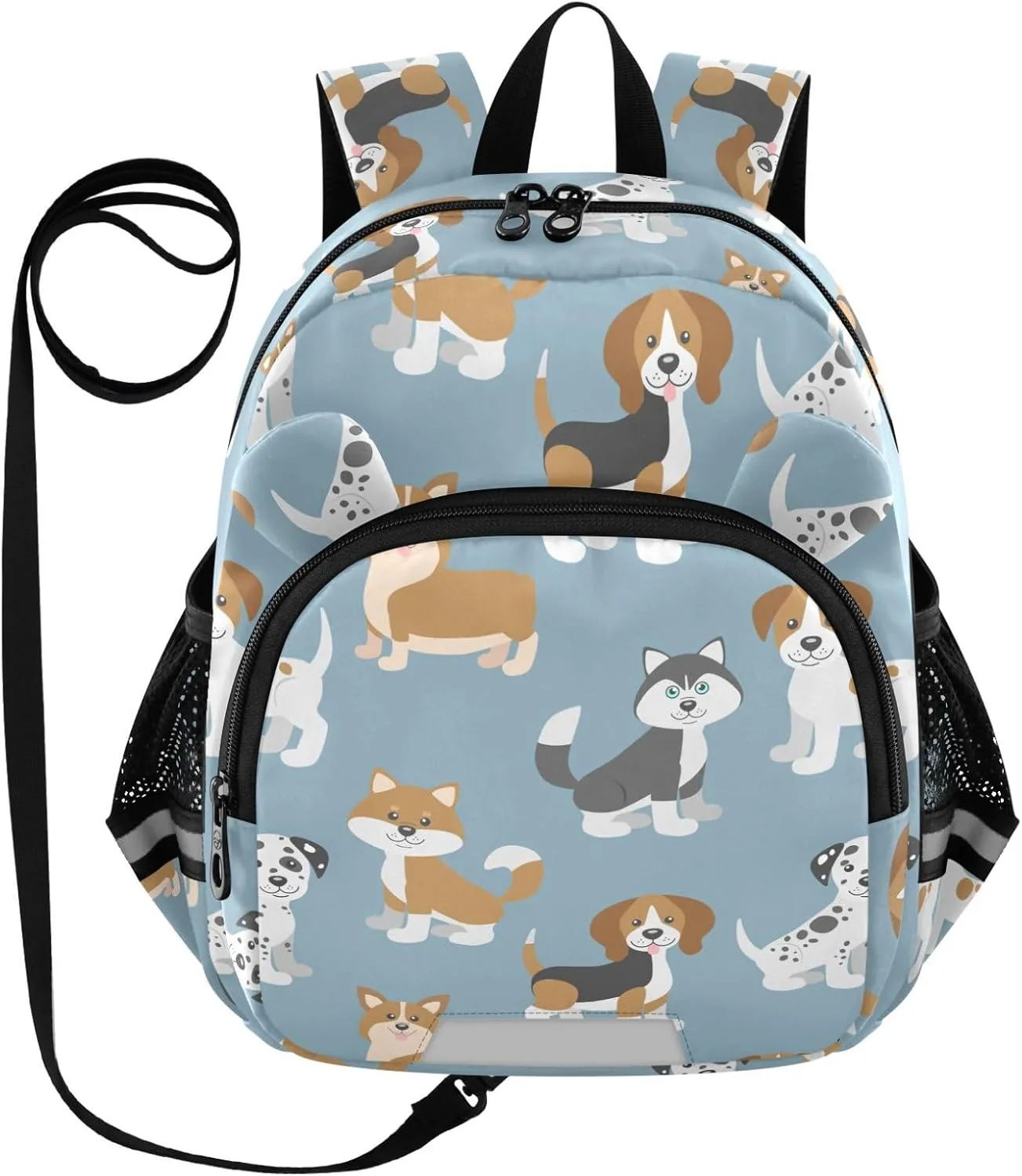 Toddler Backpack for Girls Boys Puppies Blue Kids Small Backpacks Mini School Backpack Book Bags Kindergarten Bag, 3-6 Years