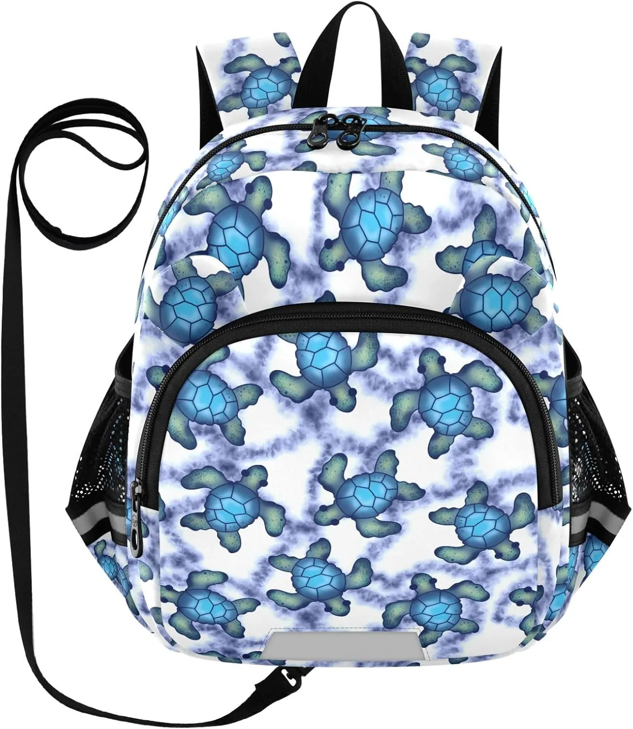 Toddler Backpack for Girls Boys Purple Blue Turtle Kids Small Backpacks Mini Preschool Kindergarten Backpack Book Bags, 3-6 Years