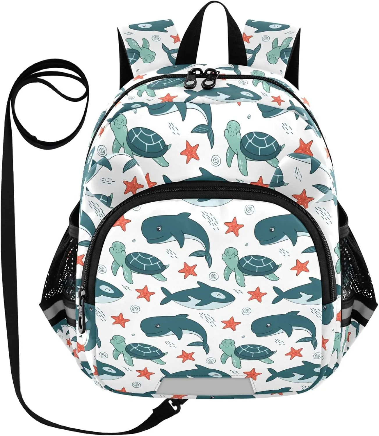 Toddler Backpack for Girls Boys Sharks Turtle Cute Kids Small Backpacks Mini Preschool Kindergarten Backpack Book Bags, 3-6 Years
