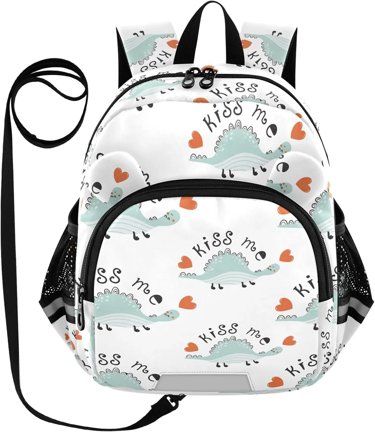Toddler Backpack for Girls Boys Valentines Dinosaurs Kids Small Backpacks Mini Preschool Kindergarten Travel Backpack Book Bags, 3-6 Years