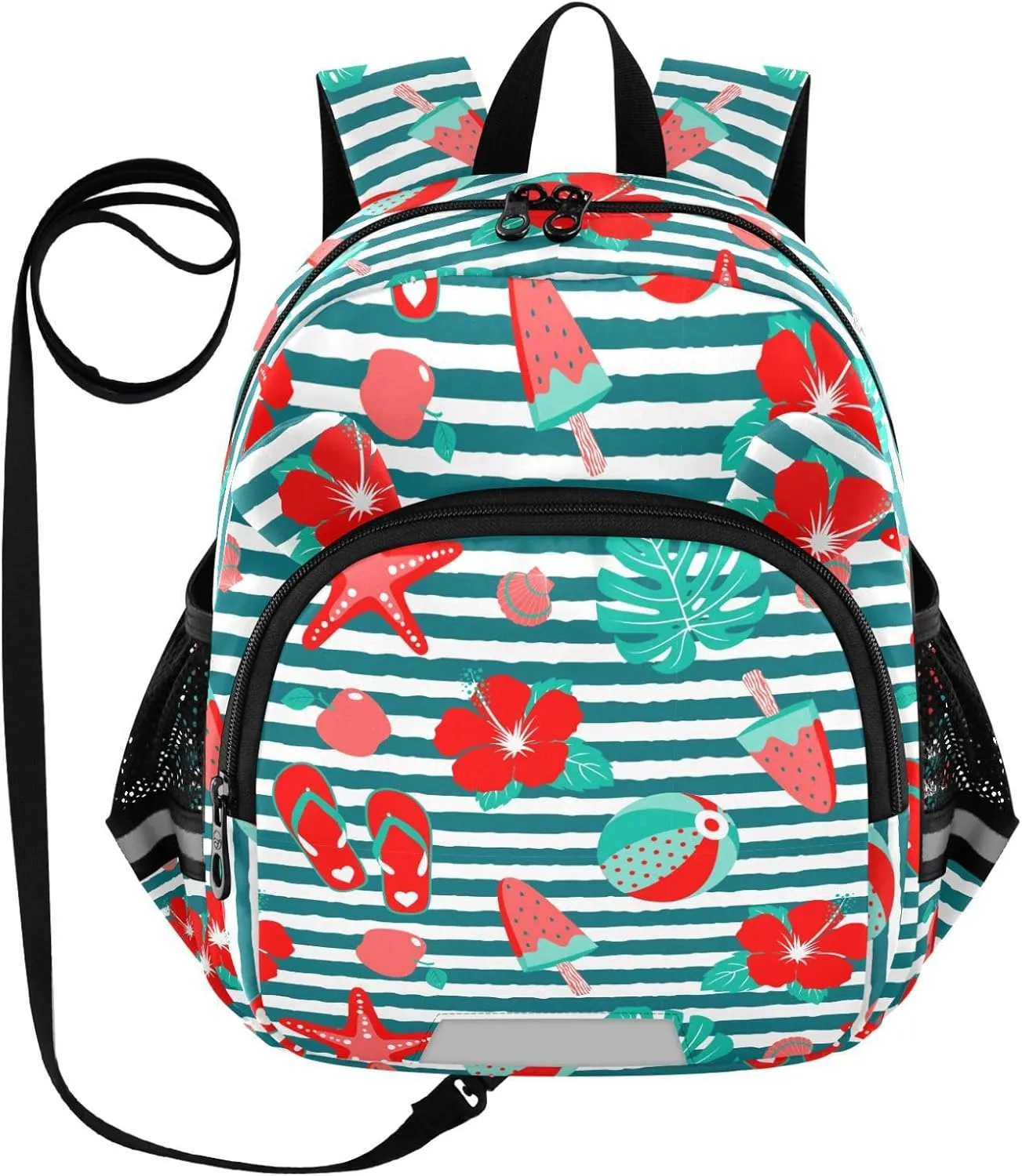 Toddler Backpack for Girls Boys Watermelon Starfish Flower Kids Small Backpacks Mini Preschool Kindergarten Backpack Book Bags, 3-6 Years
