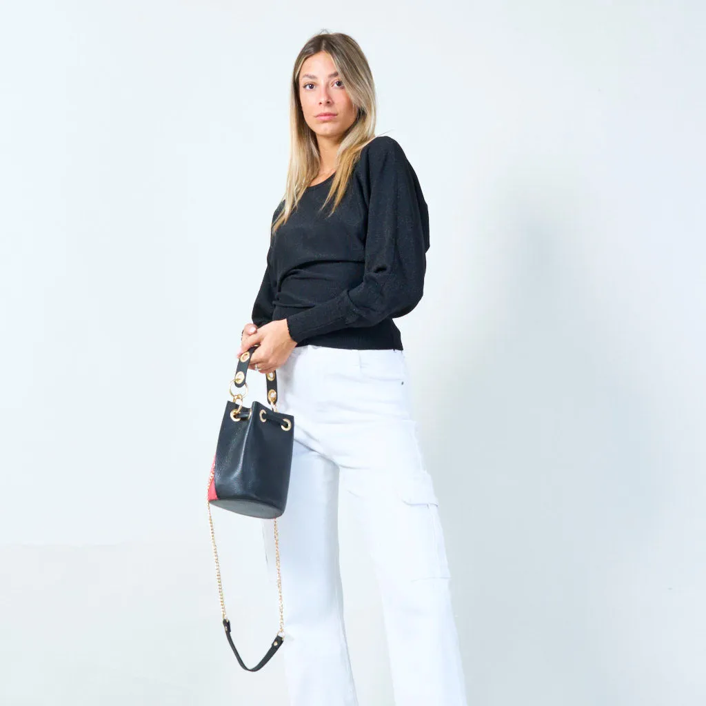 Trendy drawstring bucket bag wholesale