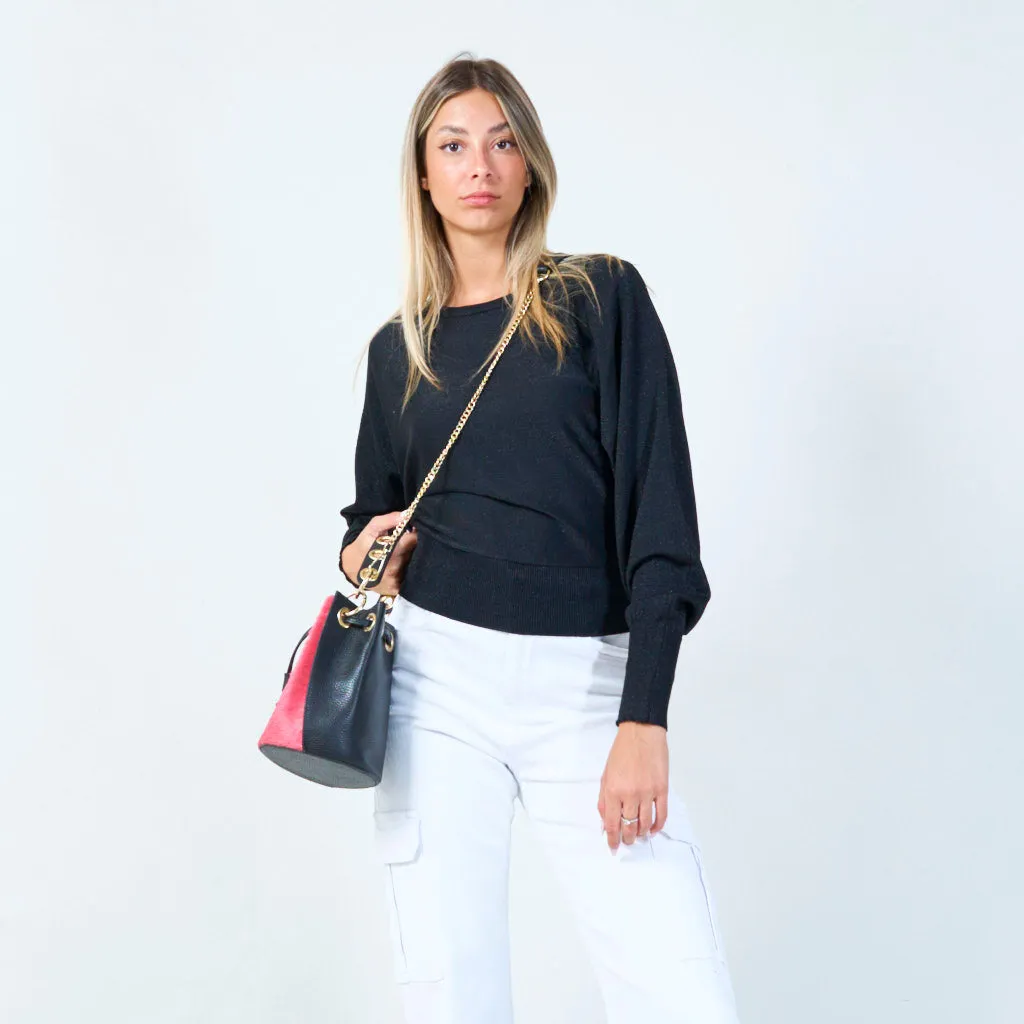 Trendy drawstring bucket bag wholesale