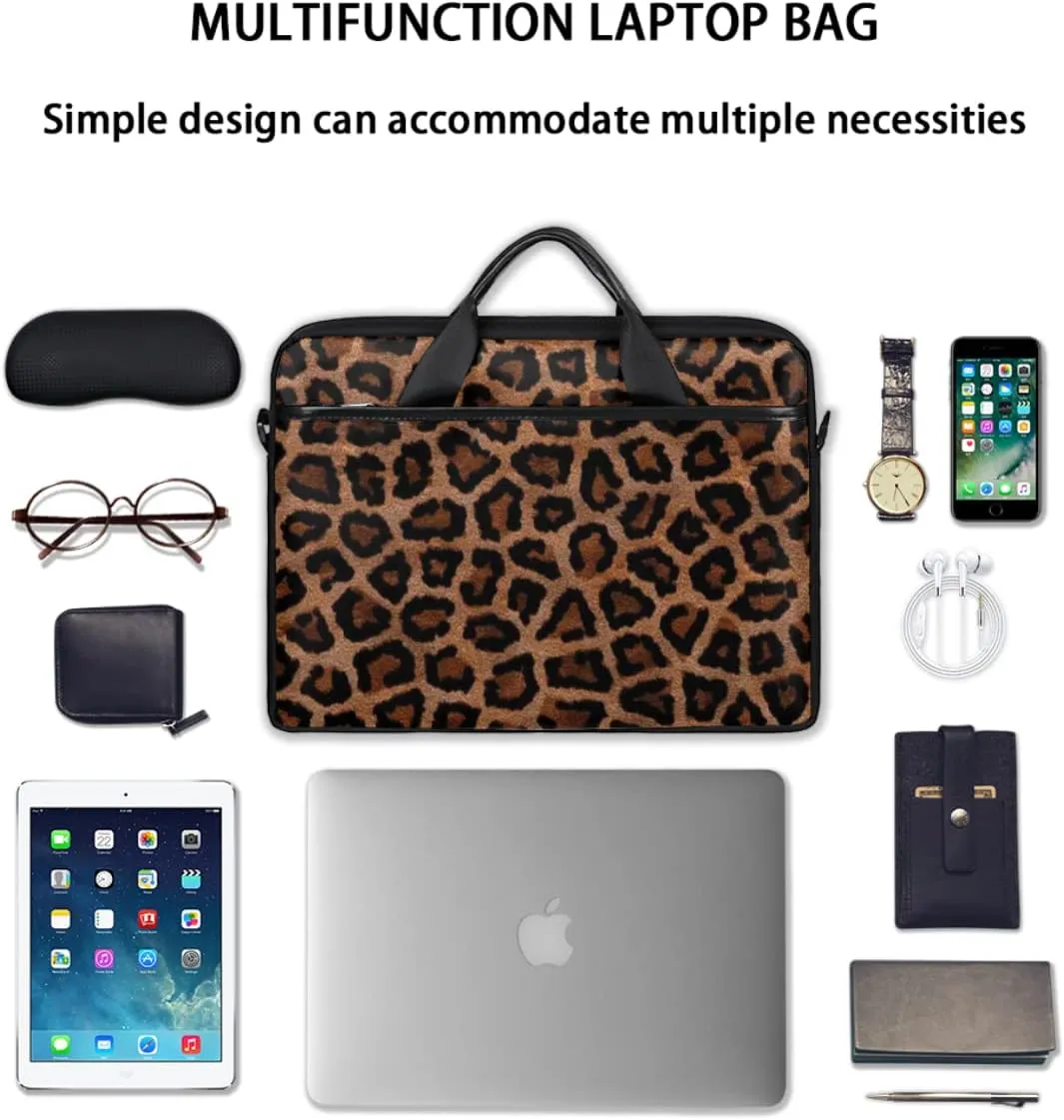 Tropic Floral Quote Home Laptop Shoulder Messenger Bag Waterproof Laptop Briefcase with Handle and Padded Strap Case Sleeve