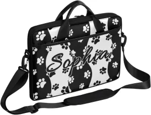 TropicalLife Personalized Laptop Bag 15 Inch Custom Sleeve Case with Handle Shoulder Strap Computer Messenger Bag